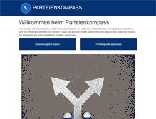 Tablet Screenshot of parteienkompass.ch